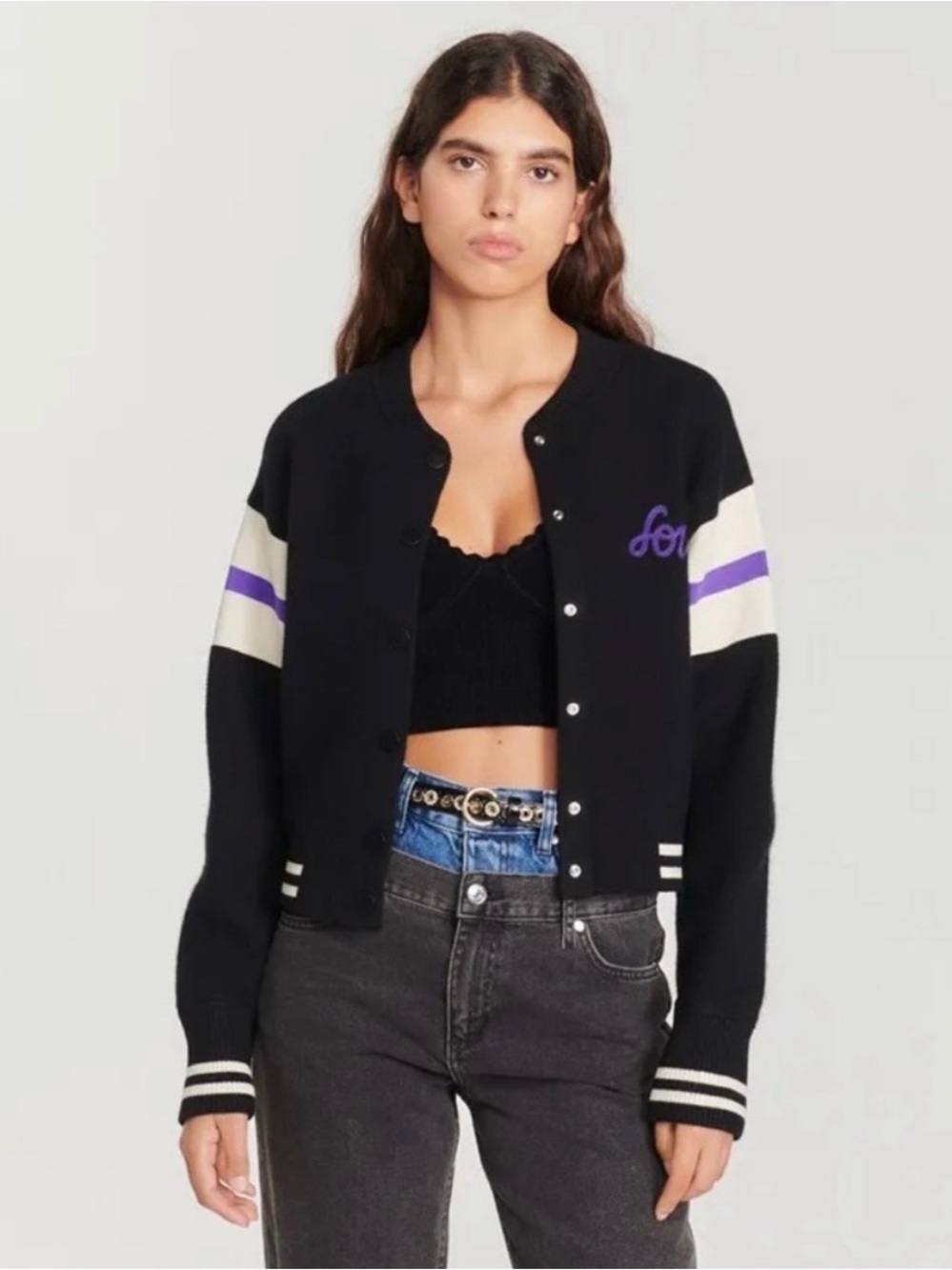 Sandro Ashton Varsity Jacket